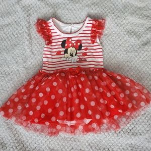 Baby Girls Minnie Mouse dress size 3 to 6 months